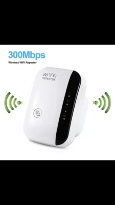 Wireless WiFi Repeater WiFi Extender 300Mbps Router WiFi Signal Amplifier Wi Fi  - Image 1 of 4