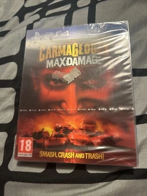 Carmageddon Max Damage (PS4 game) Lenticular Sleeve Cover Edition NEW & SEALED! - Image 1 of 2