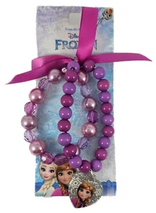 Frozen Bracelets Anna Heart Charm Disney Frozen With Charms - Picture 1 of 1