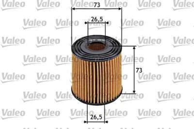 VALEO Oil Filter For NISSAN Almera II Hatchback Tino Navara Np300 15208BN31A - Изображение 1 из 4