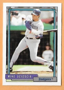 Mike Scioscia Los Angeles Dodgers #13 - Topps NM-MT 1992 - Bild 1 von 2