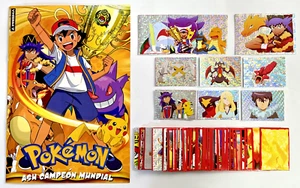 POKEMON ASH WORLD CHAMPIONSHIP Sticker Album + Full Set 150/150 PERU 2023 GENGAR - Picture 1 of 12