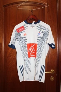 France Team Jersey Handball Shirt White Adidas Trikot Men Size M - Picture 1 of 7