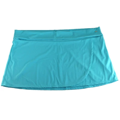 Tommy Hilfiger Falda de Natación para Mujer Talla XXL Azul Aqua Pull On Nylon Cubrir Foto 1 de 3