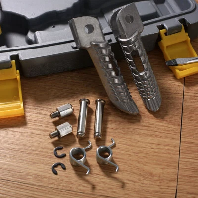 1 par de estriberas reposapiés delanteras de motocicleta para Suzuki GSXR600 GSXR750 2005 2004 Foto 1 de 4