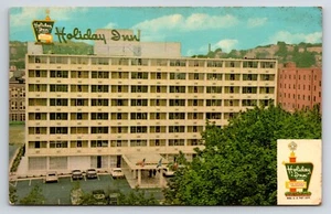 Cartolina Holiday Inn Hotel, vista esterna, Waterbury, Connecticut Union Street - Foto 1 di 2