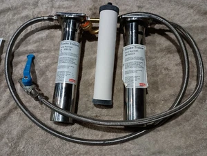 2 stage Franke Triflow, w/ 5 doulton ultracarb water filters , hose kit, NSA 50C - Picture 1 of 11