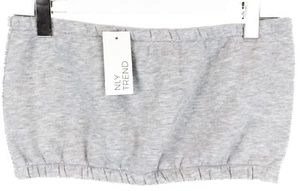 Camiseta Top Tubo Sudor NLY TREND Para Mujer GRANDE Melange Fuera del Hombro Gris - Imagen 1 de 5