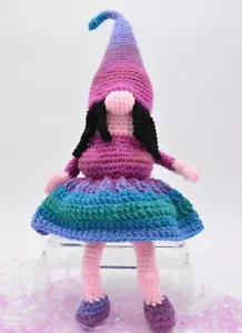 Handmade Curvy Female Gnome - Picture 1 of 7
