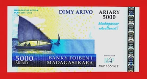 5000 Ariary 2008 Madagascar UNC Commem Note - Sign: Frédéric Rasamoely - (P-94b) - Picture 1 of 2