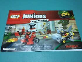 LEGO Junior EASY TO BUILD The Ninjago Movie 10739 INSTRUCTIONS ONLY