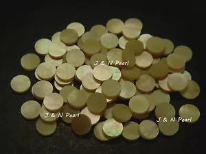 100+5 pz intarsio materiale madreperla gratis 9,0 mm oro madreperla punti decorazione - Foto 1 di 2
