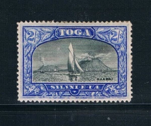 Tonga 1897 - 2sh View of Haapai -Wmk-Upright - SC 50v [SG 51] MINT M1 - Picture 1 of 4