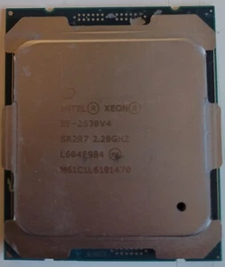 Intel Xeon E5-2630V4 SR2R7 2.20GHz 25M Cache Socket 2011 10-Core Processor / CPU - Picture 1 of 2