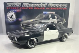 Acme 1/18 1969 Chevy Camaro Police “Street Fighter”Custom 1 Of 1 - Picture 1 of 12