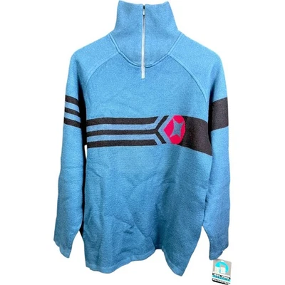 NWT Vintage 90s Freshjive Wool Quarter Zip Skater Skateboarding Sweater - Size M - Image 1 of 4