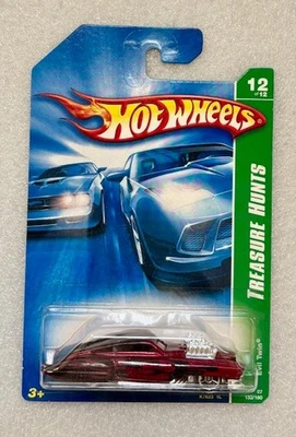 Hot Wheels 2007 Treasure Hunts Evil Twin #12/12 Red w/Real Riders and Protector - Image 1 of 4