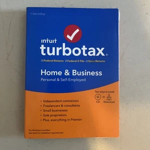 Intuit TurboTax 2019 Federal State Personal Home & Business pour Windows et Mac - Photo 1/2