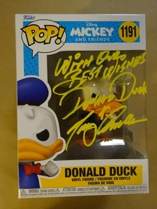 Firmado Tony Anselmo Autografiado Donald Duck Funko Pop OC Celebridad Certificado de Autenticidad - Imagen 1 de 9