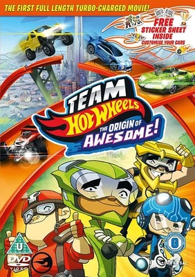 Team Hot Wheels: The Origin of Awesome (Includes Sticker Sheet) (DVD) - Image 1 of 3