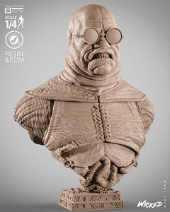 3D gedruckte Fan Art Butterball Portrait Büste von Wicked3d - Bild 1 von 13