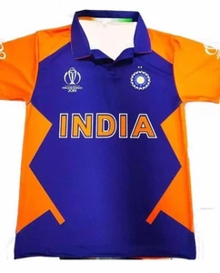 India Cricket world cup T20 cricket shirt Top Jersey All Sizes Sports UK SIZE - Picture 1 of 1