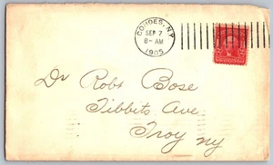 1905 Doremus Maschinenstempelung - Cohoes, New York - 2c Briefmarke #319 - Bild 1 von 2