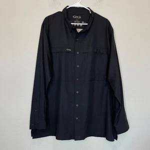 GameGuard Outdoor Shirt Men's 2XL Button Down Long Sleeve Vented Fishing UPF 30+ - Picture 1 of 16