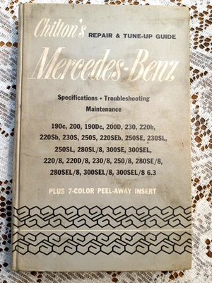 Chiltons Mercedes-Benz Repair & Tune Up Guide Hardback 1970 - Image 1 of 3