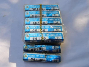 12 New Sealed Sossner 58108 Dia 10 Shank 3/8" L/C 3/4 and 2-1/2" OAL End Mills - Picture 1 of 4