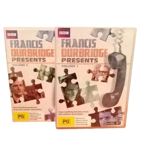 Francis Durbridge Presents Vol 1 & 2 DVD Thriller Mysteries Region 4 Rated PG - Picture 1 of 5