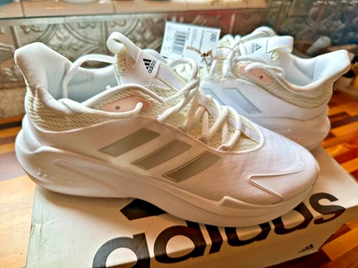 NIB womens Size 8.5 - adidas AlphaEdge+ White Grey Pink - Image 1 of 4