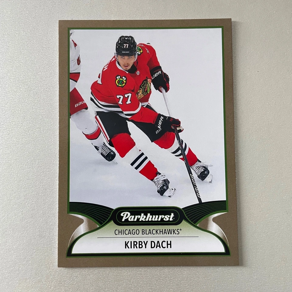 2021 Parkhurst Hockey #4 Kirby Dach Gold - Image 1 of 2
