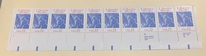 US Plate Block of 10 Stamp Scott # 2224 Statue of Liberty 1986 MNH 22 Cents - Bild 1 von 4