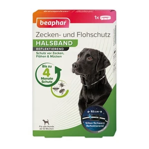 Beaphar Zecken- und Flohschutz Halsband reflektierend für Hunde 65 cm Flöhe Hund - Bild 1 von 3
