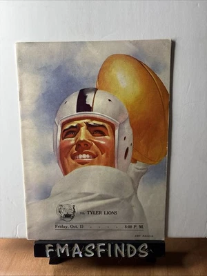 R2 1948 TEXARKANA vs TYLER Texas High School Football Program  - Image 1 of 3