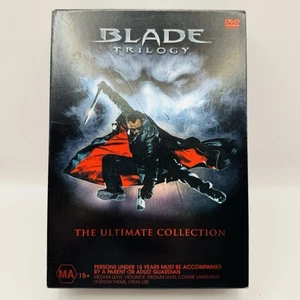 Blade DVD Trilogy Ultimate Collection Box Set Vampire Horror Action Sci-Fi Reg 4 - Picture 1 of 12