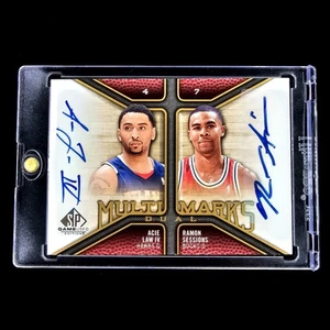 Ramon Sessions Acie Law Auto SP 2009/10 Upper Deck Duel Multi Marks Card #MD-LS - Picture 1 of 2