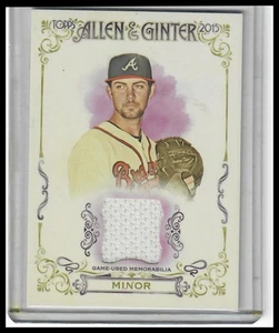 2015 Topps Allen & Ginter #FSRA-MMI Mike Minor Full Size Relic Atlanta Braves - Imagen 1 de 2