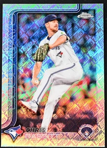2025 Topps Chrome - Rifrattore logo Chris Bassitt #184 Topps - Blue Jays - Foto 1 di 2