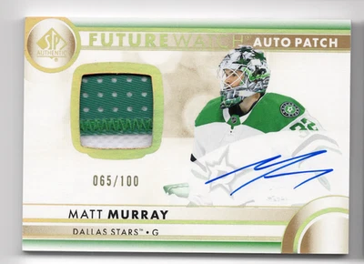 2023-24 SP Authentic Future Watch Limited Auto Patch Matt Murray 065/100 - Image 1 of 2