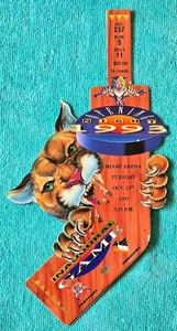 FLORIDA PANTHERS - 1993 INAUGURAL SEASON - 1st "OPENING NIGHT" GAME TICKET - NM - Picture 1 of 5