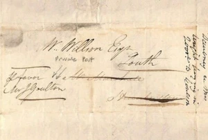GB LINCS Cover Forwarded PRIVATPOST *Great Grimsby* EL 1826 Louth RARE MS3597 - Bild 1 von 6