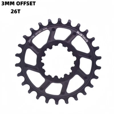 Plato de bicicleta infantil GUSTAVO para cadena de 7-12 velocidades se adapta a montaje directo SRAM GXP Foto 1 de 4