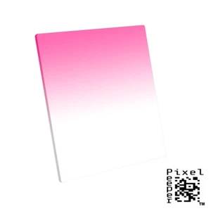 Pixel Peeper 100mm Graduated Pink Filter. Lee & Cokin Compatible. 100mm x 143mm - Picture 1 of 4