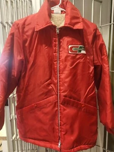 Consolidated Freightways CF Mens Size S Red Zip Winter Coat Jacket Mentor Ohio - Picture 1 of 3