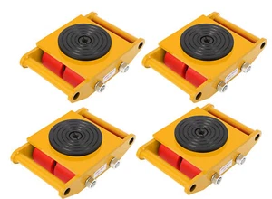 Industrial Machinery Mover 13200lb Heavy Duty Machine 4 Rollers Dolly Skate - Picture 1 of 12