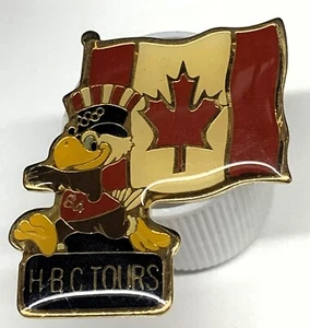 E313 Los Angeles 1984 Olympiade Anstecknadel, HBC TOURS - Bild 1 von 2