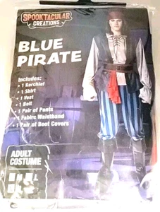 Spooktacular Creaciones Azul Pirata Halloween Disfraz Juegos con disfraces XL Hombres Nuevo - Imagen 1 de 1