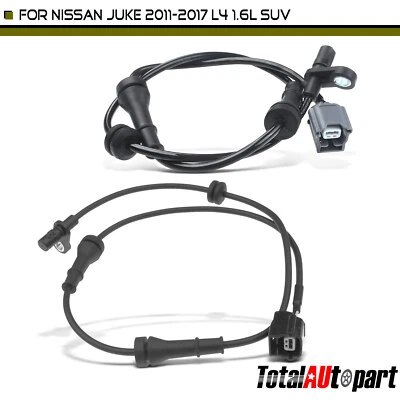 Nuevo sensor de velocidad de rueda ABS para Nissan Juke 2011-2017 L4 1,6 L tracción delantera lateral trasera 2 piezas Foto 1 de 4